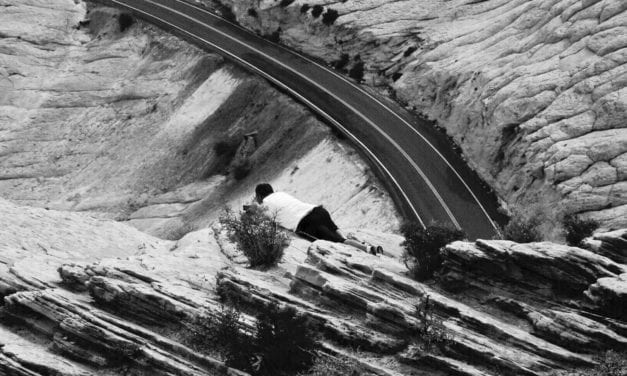 Street Photographer Shoots at a Lunar Site by William C. Crawford
